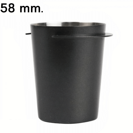 ถ้วยโดส ETZEL ตวงเมล็ดกาแฟ รองผงกาแฟไม่ให้หก สำหรับด้ามชงกาแฟ 58mm สีดำ_0